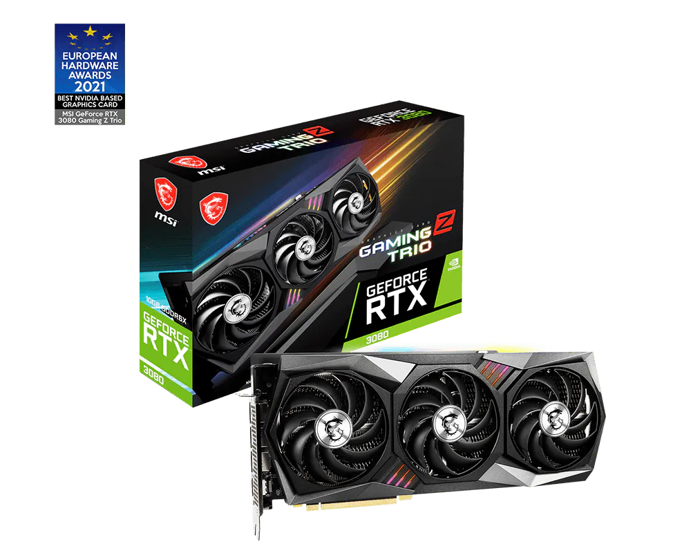 MSI GeForce RTX 3080 GAMING Z TRIO 10G LHR